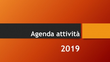Agenda attività 2019