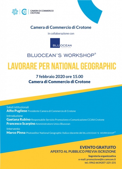 7.02.2020 - Workshop "Lavorare per National Geographic"